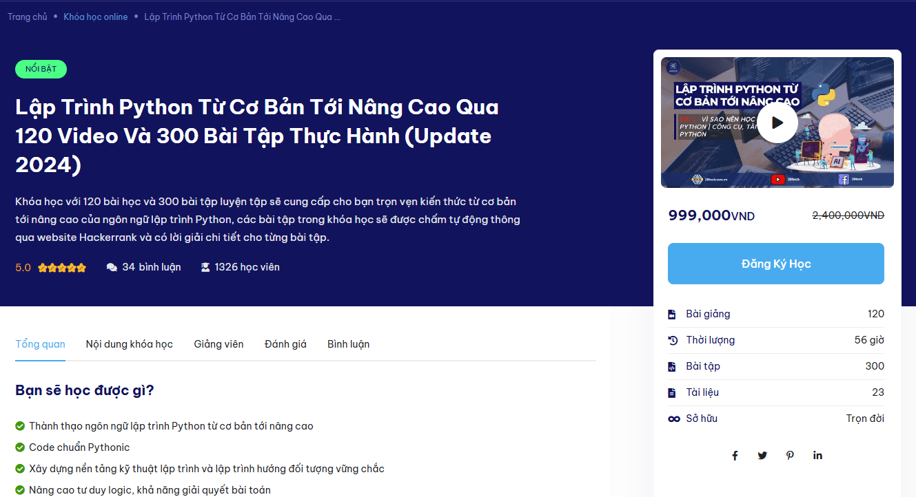 Khóa Học Python