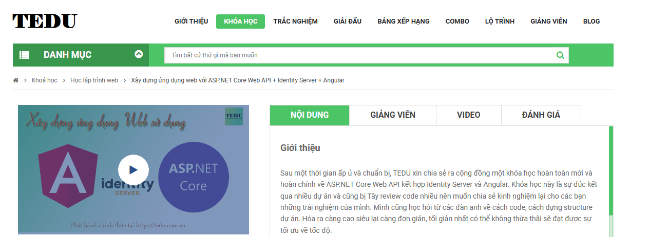 Xây Dựng Ứng Dụng Web Với Asp.net Core Web Api + Identity Server + Angular Khóa Học Xây Dựng Ứng Dụng Web Với Asp.net Core Web Api + Identity Server + Angular - Tài Nguyên Siêu Rẻ Bạn Muốn Xây Dựng Ứng Dụng Web Mạnh Mẽ, Bảo Mật Cao Và Có Giao Diện Hiện Đại? Khóa Học Xây Dựng Ứng Dụng Web Với Asp.net Core Web Api + Identity Server + Angular Tại Tài Nguyên Siêu Rẻ Sẽ Giúp Bạn Nắm Vững Từ Backend Đến Frontend, Cung Cấp Đầy Đủ Công Cụ Và Kỹ Năng Để Tạo Ra Các Ứng Dụng Web Chuyên Nghiệp, Bảo Mật Và Dễ Mở Rộng. Bạn Sẽ Học Được Gì? Xây Dựng Backend Với Asp.net Core Web Api: Thiết Kế Và Triển Khai Các Api Restful Bằng Asp.net Core. Tích Hợp Với Cơ Sở Dữ Liệu Sql Server Và Entity Framework Core Để Xử Lý Dữ Liệu. Triển Khai Các Phương Pháp Tối Ưu Hóa Api Như Pagination, Filtering, Và Sorting. Tăng Cường Bảo Mật Với Identity Server: Hiểu Về Identity Server Và Vai Trò Của Nó Trong Việc Xác Thực Và Ủy Quyền. Tích Hợp Oauth2 Và Openid Connect Để Bảo Mật Ứng Dụng. Quản Lý Người Dùng, Phân Quyền, Và Tạo Token Xác Thực An Toàn. Phát Triển Frontend Với Angular: Xây Dựng Giao Diện Người Dùng (Ui) Hiện Đại Và Phản Hồi Nhanh Với Angular. Quản Lý Routing, State, Và Gọi Api Từ Backend. Tích Hợp Các Thư Viện Ui Như Angular Material Để Thiết Kế Giao Diện Đẹp Mắt Và Nhất Quán. Kết Nối Backend Và Frontend: Tích Hợp Angular Với Asp.net Core Web Api Để Đồng Bộ Dữ Liệu. Quản Lý Xác Thực Và Phân Quyền Trên Giao Diện Người Dùng Thông Qua Identity Server. Triển Khai Ứng Dụng Hoàn Chỉnh: Đưa Ứng Dụng Lên Các Nền Tảng Cloud Như Azure Hoặc Aws. Quản Lý Cấu Hình Và Tối Ưu Hóa Hiệu Năng Hệ Thống. Dự Án Thực Tế: Hệ Thống Quản Lý Người Dùng: Quản Lý Đăng Nhập, Đăng Ký, Và Phân Quyền Với Identity Server. Ứng Dụng Thương Mại Điện Tử: Tích Hợp Frontend Và Backend, Xây Dựng Giỏ Hàng Và Chức Năng Thanh Toán. Công Cụ Quản Lý Dữ Liệu: Tạo Dashboard Với Các Tính Năng Xem, Chỉnh Sửa, Và Phân Tích Dữ Liệu. Tại Sao Chọn Khóa Học Tại Tài Nguyên Siêu Rẻ? Lộ Trình Rõ Ràng: Kết Hợp Backend Và Frontend Trong Một Khóa Học, Giúp Bạn Làm Chủ Cả Hai Mảng Phát Triển Web. Thực Hành Liên Tục: Cung Cấp Bài Tập Và Dự Án Thực Tế Để Áp Dụng Ngay Kiến Thức Vào Thực Tiễn. Hỗ Trợ Tận Tâm: Đội Ngũ Giảng Viên Và Cộng Đồng Học Viên Luôn Sẵn Sàng Giúp Bạn Vượt Qua Mọi Khó Khăn. Chi Phí Siêu Tiết Kiệm: Đúng Như Tên Gọi Tài Nguyên Siêu Rẻ, Bạn Sẽ Nhận Được Khóa Học Chất Lượng Cao Với Giá Cả Hợp Lý. Tham Gia Ngay Hôm Nay Để Xây Dựng Ứng Dụng Web Toàn Diện, Bảo Mật Và Hiện Đại Với Asp.net Core, Identity Server Và Angular! 🌟 Học Chuyên Sâu – Dự Án Thực Chiến – Giá Siêu Rẻ Tại Tài Nguyên Siêu Rẻ!