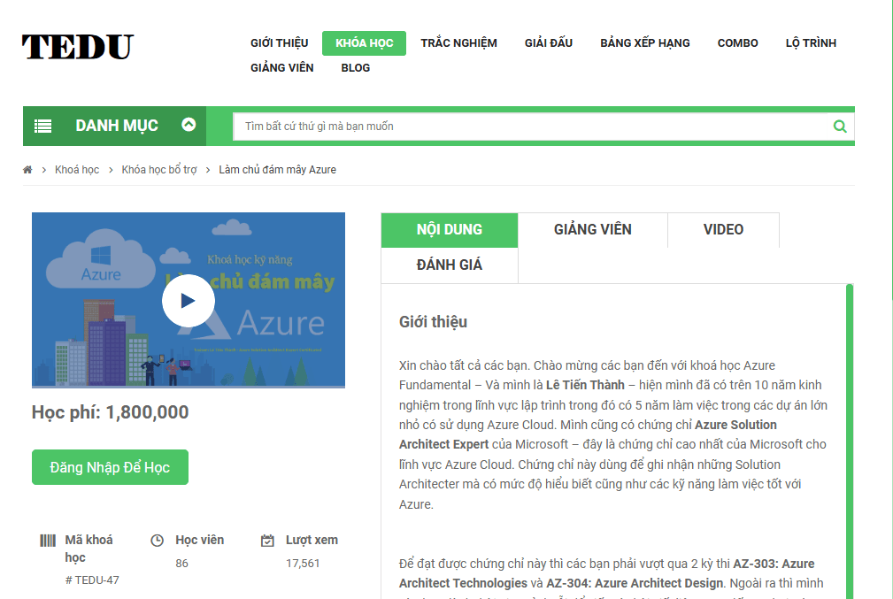 Làm Chủ Đám Mây Azure Làm Chủ Đám Mây Azure