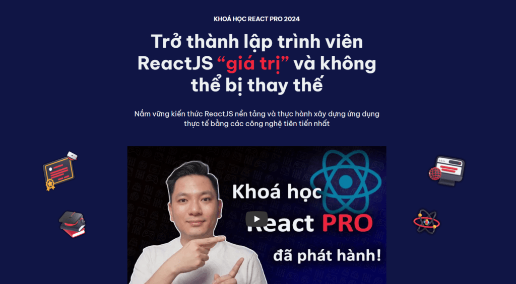 Khóa Học React Pro Cùng Holetex Academy