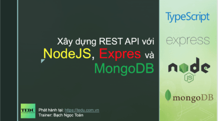 Khóa Học Xây Dựng Rest Api Với Nodejs Mongodb Và Typescript - Tedu Khóa Học Xây Dựng Rest Api Với Nodejs Mongodb Và Typescript