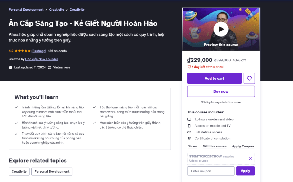 Ăn Cắp Sáng Tạo - Kẻ Giết Người Hoàn Hảo