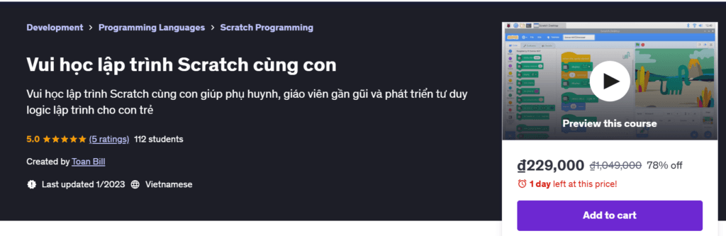 Vui Học Lập Trình Scratch Cùng Con Vui Học Lập Trình Scratch Cùng Con