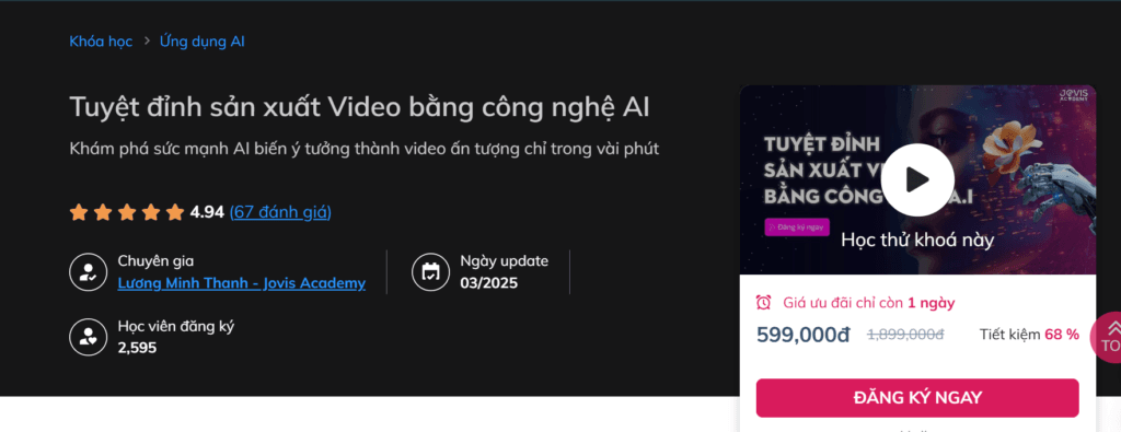 Tuyệt Đỉnh Sản Xuất Video Bằng Công Nghệ Ai