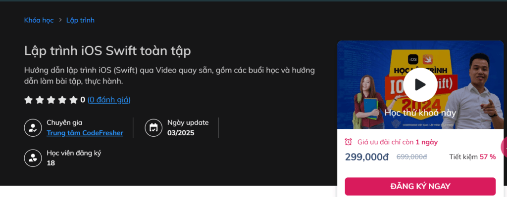  Lập Trình Ios Swift Toàn Tập