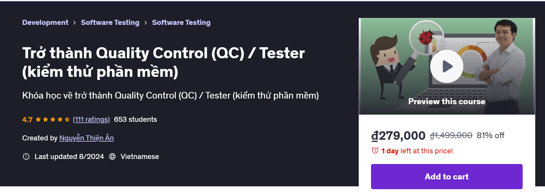 Trở Thành Quality Control (Qc) / Tester (Kiểm Thử Phần Mềm)
