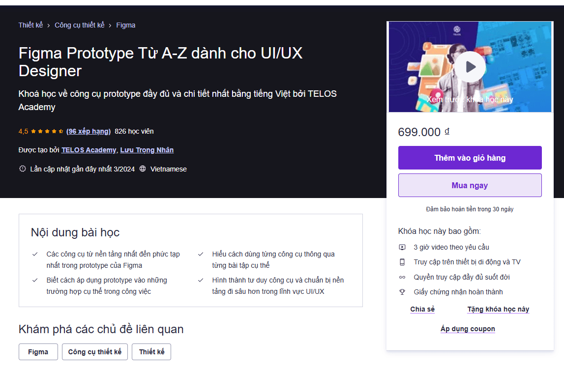 Figma Prototype Từ A-Z Dành Cho Ui/Ux Designer
